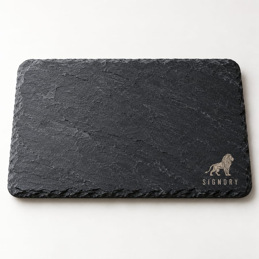 Engraved slate tray (illustrative image)
