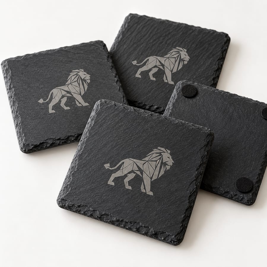 Four coasters (illustrative image)