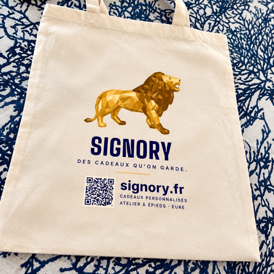 Tote bag, as an add-on to an order (illustrative image)